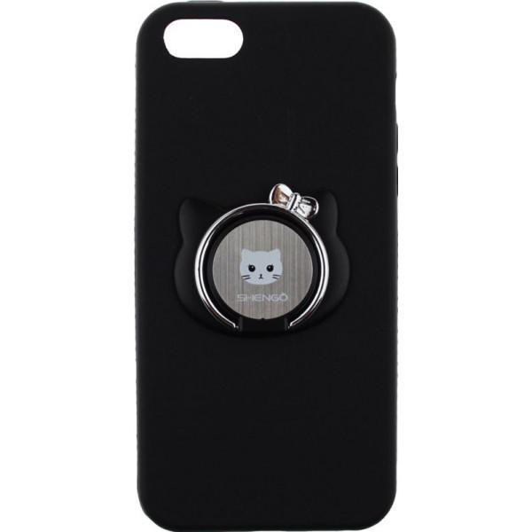 Shengo Soft TPU Case для iPhone 5 Black - зображення 1