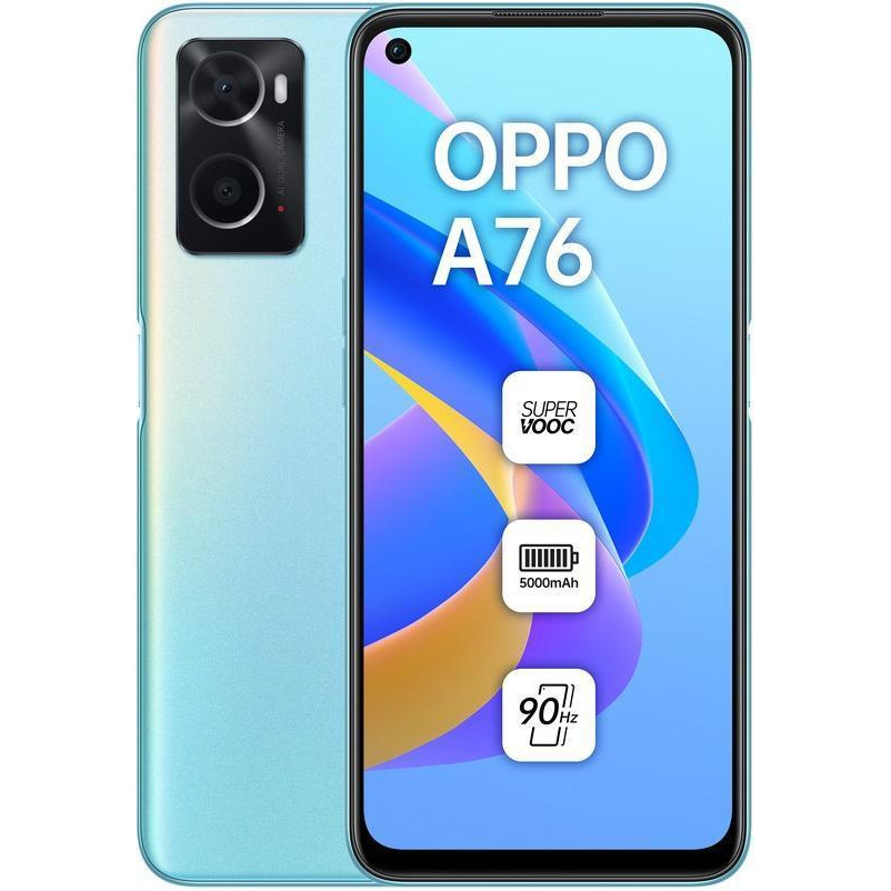 OPPO A76 4/128GB Glowing Blue - зображення 1
