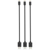 TIMSTOOL USB to Lightning 0.21m 3pcs Black (DC21-LT-BL) - зображення 1