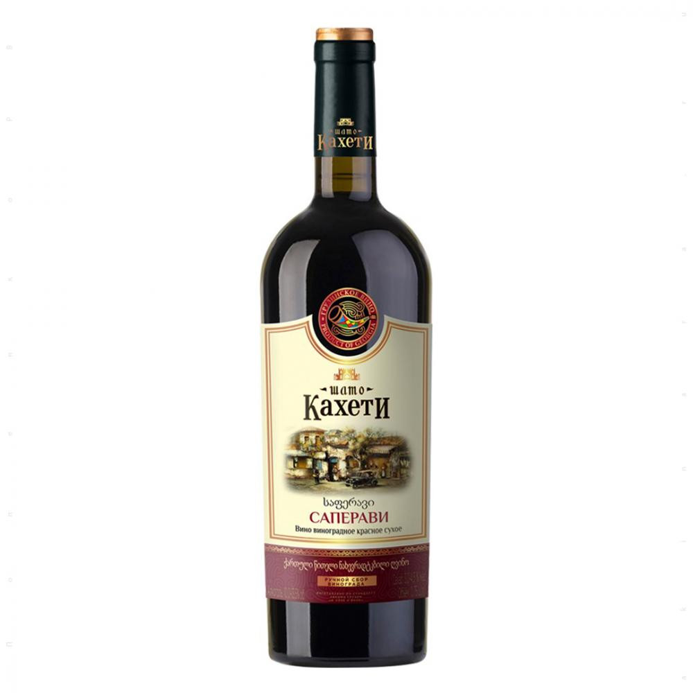 Шато Кахети Вино  Саперави красное сухое 0.75 л 10-13.5% (4860104150706) - зображення 1