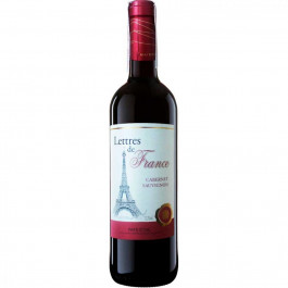 Maison Bouey Вино «Lettres de France» Cabernet Sauvignon Pays d'Oc Rouge 0,75 л сухе тихе червоне (3295890122803)