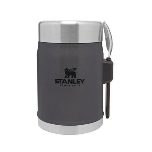 Stanley Classic Legendary Food Jar + Spork 0.4 л Charcoal (10-09382-082) - зображення 1