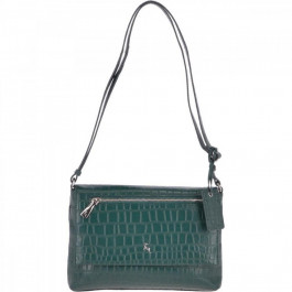 Ashwood Жіноча шкіряна сумка через плече зеленого кольору  62753 BT Green