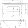 Besco Панель для ванны PMD PIRAMIDA TALIA 170х75 (передняя+боковая) (TALIA/170/75) - зображення 2