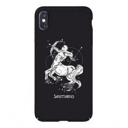 TOTO Full PC Print Case Apple iPhone X/XS #171_Sagittarius Black