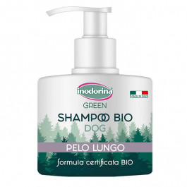Inodorina Green Shampoo Bio Long Haired Dog Органічний шампунь для довгошерстих собак 250 мл (8031398252674)