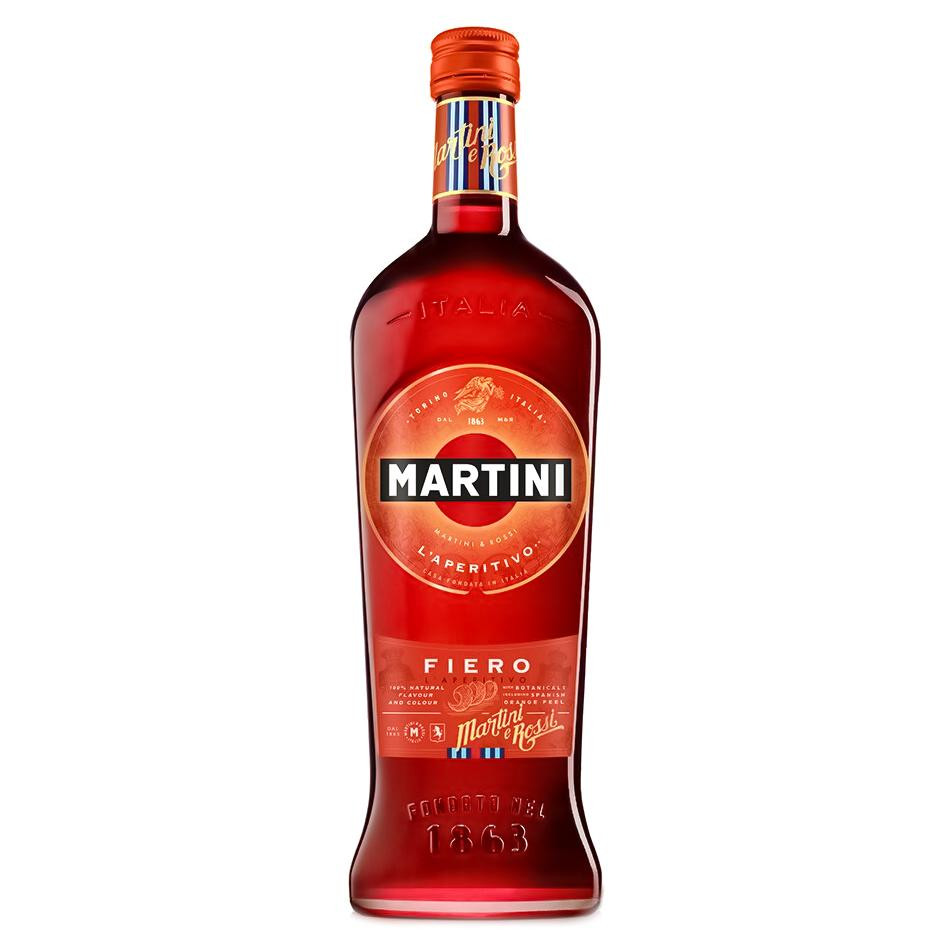 Martini Вермут  Fiero червоний, десертний 14,9%, 750 мл (8011210097058) - зображення 1