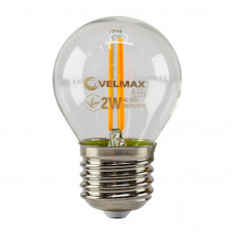 Velmax LED V-Filament-G45 2W E27 оранжевая (21-41-35)