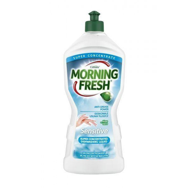 Morning Fresh Засіб для миття посуду  Aloe Vera Sensitive 900 мл (5000101509735) - зображення 1