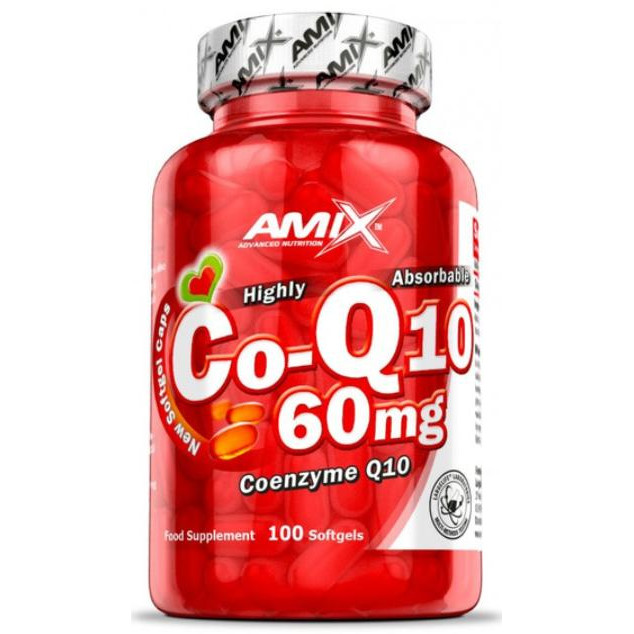 Amix Coenzyme Q10 60mg 100 soft gel / 100 servings - зображення 1