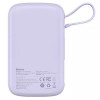 Baseus Qpow Digital Display 10 000 mAh iP Edition 2022 15W Purple (PPQD050105) - зображення 3