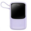 Baseus Qpow Digital Display 10 000 mAh 2022 Edition 15W Purple (PPQD050005) - зображення 1
