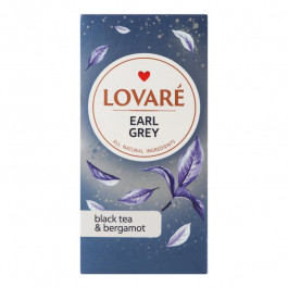 Lovare Чай черный Bergamot Tea, 24 шт. (4820198874841)