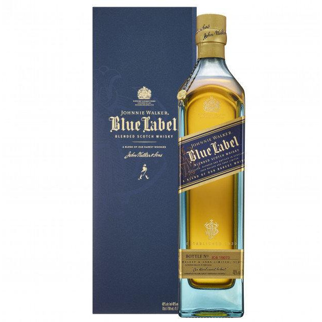 Johnnie Walker Віскі  Blue label (40%) 0.75л, with box (BDA1WS-JWE075-014) - зображення 1