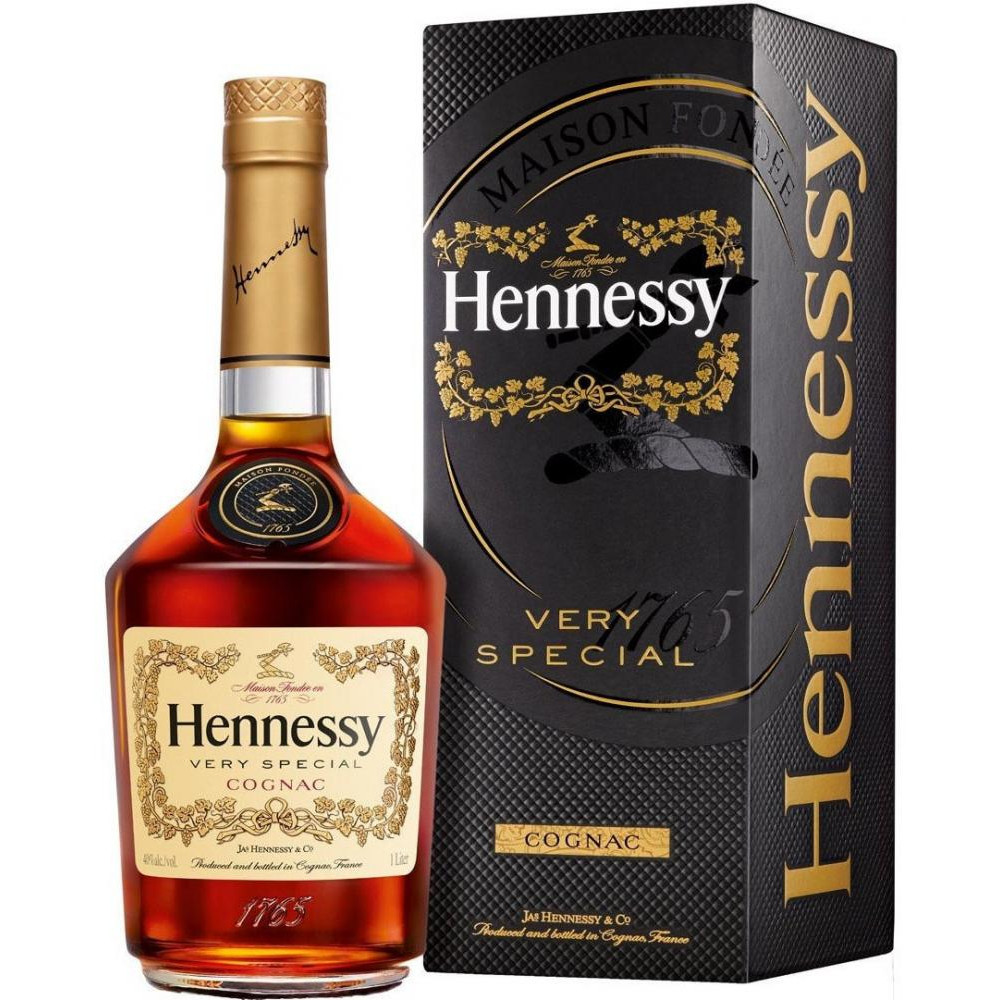 Hennessy Коньяк  VS 1л, with box (BDA1BR-KHE100-004) - зображення 1