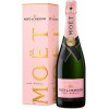 Moet & Chandon Шампанське  "Rose Imperial" (сухе, рожеве) 0.75л, gift box (BDA1SH-SMC075-006) - зображення 1