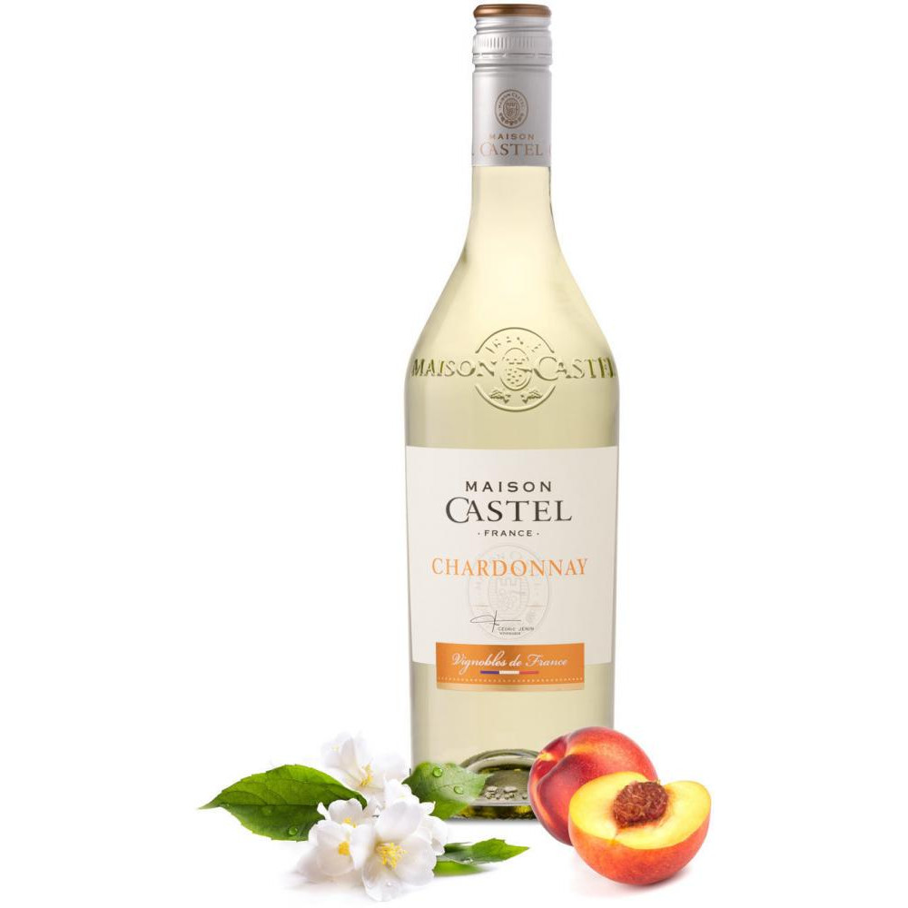 Maison Castel Вино  "Chardonnay" (напівсухе, біле) 0.75л (BDA1VN-VCS075-008) - зображення 1