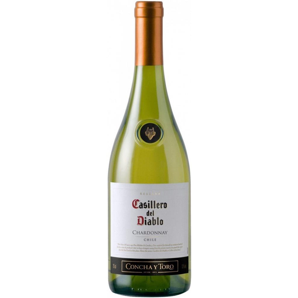 Casillero del Diablo Вино  "Chardonnay" (сухе, біле) 0.75л (BDA1VN-VCT075-007) - зображення 1