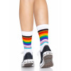 Leg Avenue Pride crew socks Rainbow (SO8584) - зображення 4