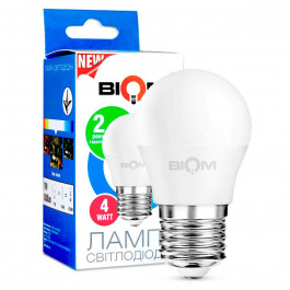 Biom LED BT-543 G45 4W E27 3000К матовая