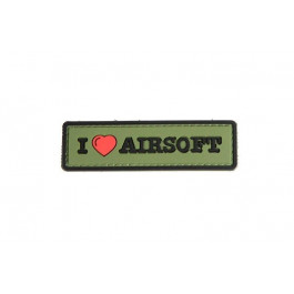 GFC Tactical 3D нашивка - I Love Airsoft (1152224379(GFT-30-027015))