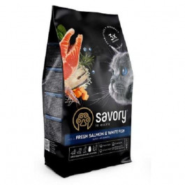Savory Adult Cat Gourmand Fresh Salmon & White Fish 0,4 кг (4820232630013)