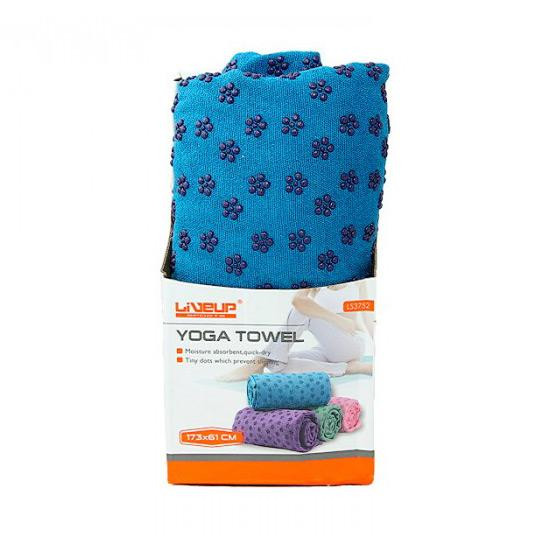 LiveUP Полотенце для йоги Yoga Towel Blue (LS3752) - зображення 1