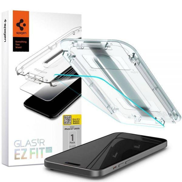 Spigen iPhone 15 Glas.tr EZ FIT Clear AGL06907 - зображення 1