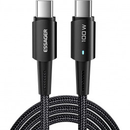 Essager Sunset USB Type-C to USB Type-C 100W 2m Black (EXCTT1-CGA01)