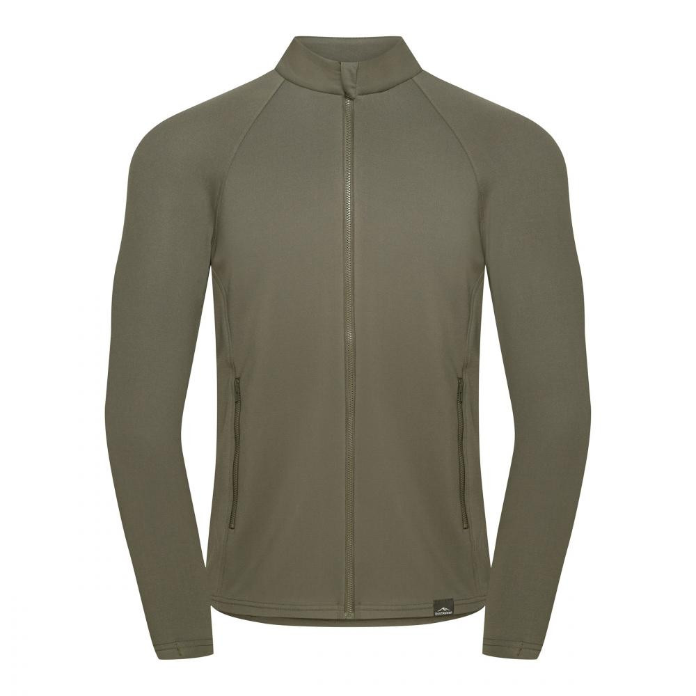 Fjord Nansen Кофта  VIK Full ZIP - Forest Olive M - зображення 1