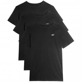 4F Футболка T-shirt  TTSHM0876 Темний Сірий Меланж - 3 шт. S