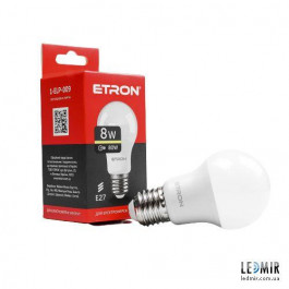 Etron LED Light 1-ELP-009 A55 8W 3000K E27