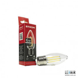 Etron LED Filament 1-EFP-124 С37 6W 4200K E27