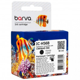 Barva Картридж HP 56 (C6656AE) 19 мл, чорний CI-BAR-HP-C6656AE-B (IC-H56B)