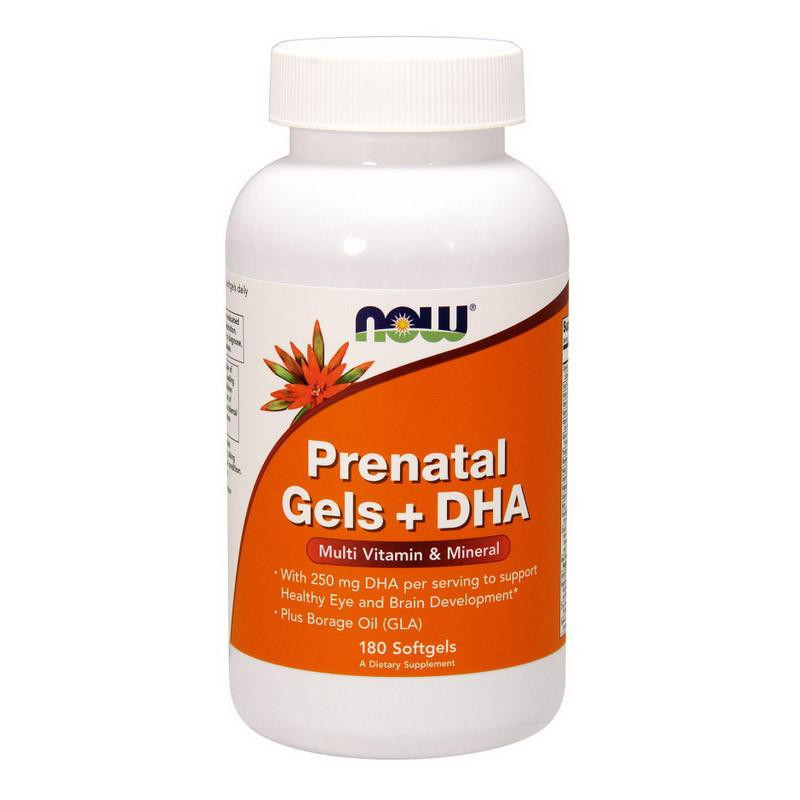 Now Foods Prenatal Gels + DHA 180 caps (Витамины для беременных с рыбьим жиром) - зображення 1