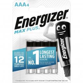 Energizer AAA bat Alkaline 4шт Max Plus (E301321404)