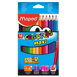 Maped Карандаши цветные Color Peps Maxi, 12 цветов MP.834010