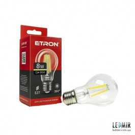 Etron LED Filament 1-EFP-109 A60 8W 3000K E27
