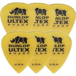 Dunlop Медіатори Ultex Sharp, 1.0мм (6 шт)