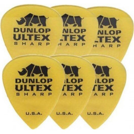   Dunlop Медіатори Ultex Sharp, 2.0мм (6 шт)