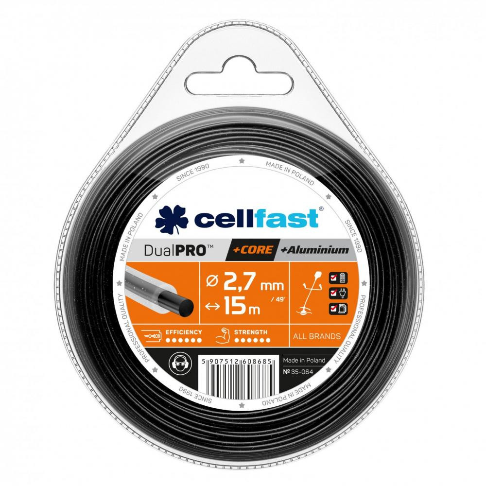 Cellfast Ліска для тримера Dual Pro - кругла з сердечником 2,7мм x 15м (35-064) - зображення 1