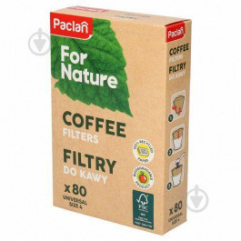 Paclan Фільтр для чаю чи кави  For Nature №4 80 шт. (5900942150052)