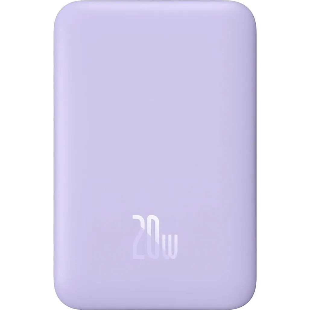 Baseus Magnetic Mini Wireless Fast Charge 10000mAh 20W Purple (PPCX110105) - зображення 1