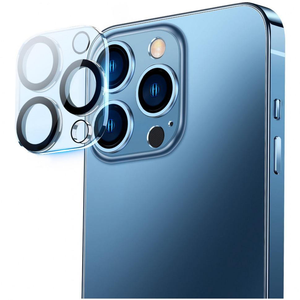 BeCover Захисне скло  для камери Apple iPhone 15 Pro Max Black (709718) - зображення 1