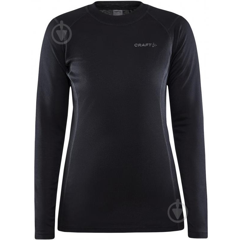 Craft Термокофта жіноча CORE WARM BASELAYER LS TEE W M Чорний - зображення 1