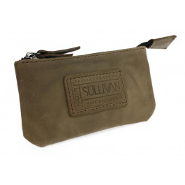 SULLIVAN Ключниця шкіряна сумочка для ключів  k8(5.5) оливкова