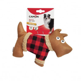 Camon Dog toy - fabric dog Тканинна собака у светрі (AH4110)
