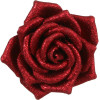 House of seasons Прикраса декоративне кліпса Роза червона 6x8 см, - зображення 1