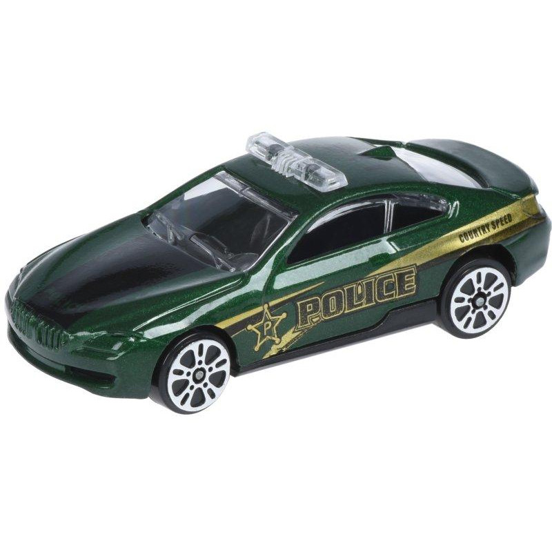 Same Toy Model Car Полиция зеленый (SQ80992-But-5) - зображення 1