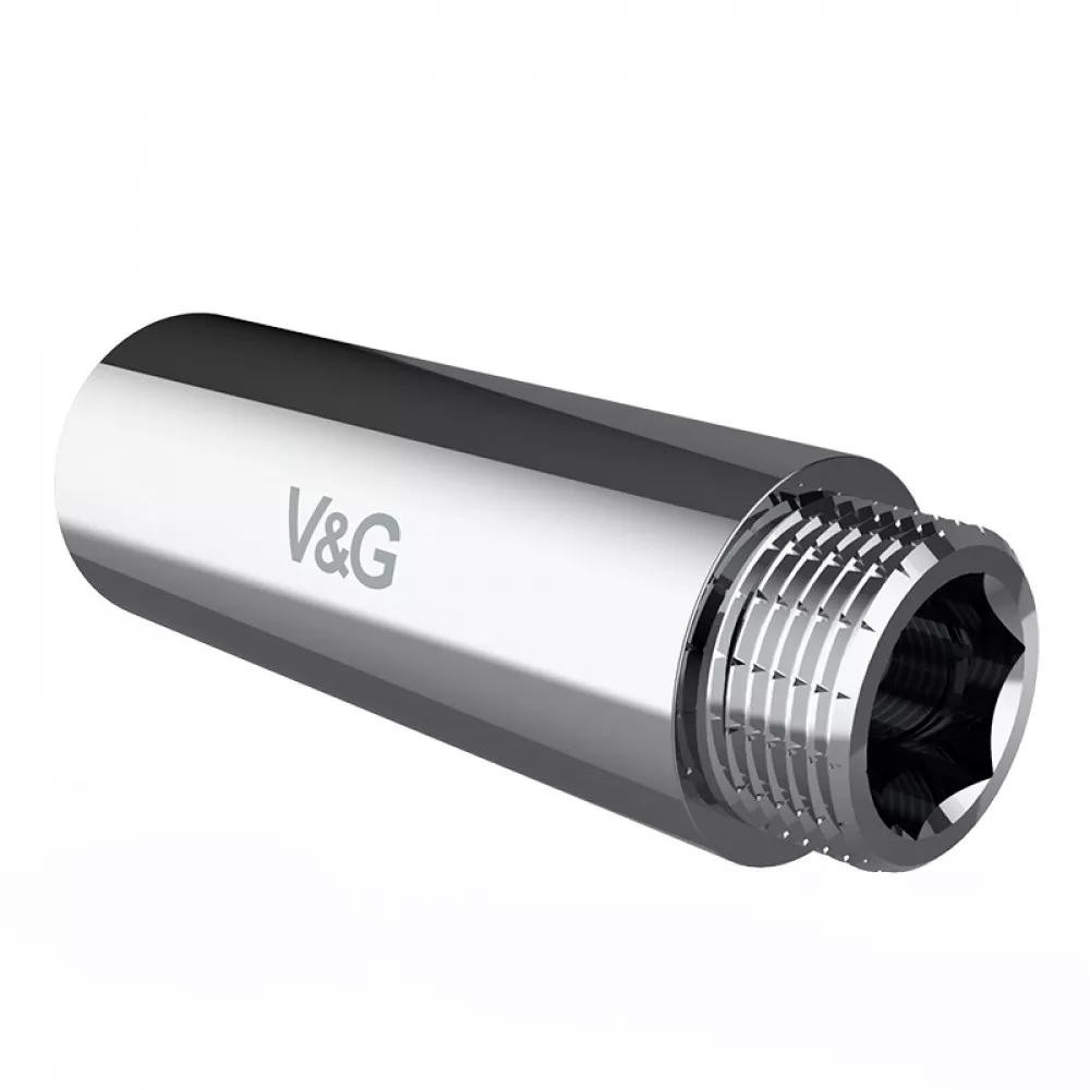 V&G VALOGIN Подовжувач ВЗ  1"x15 мм хромований VG-210126 - зображення 1